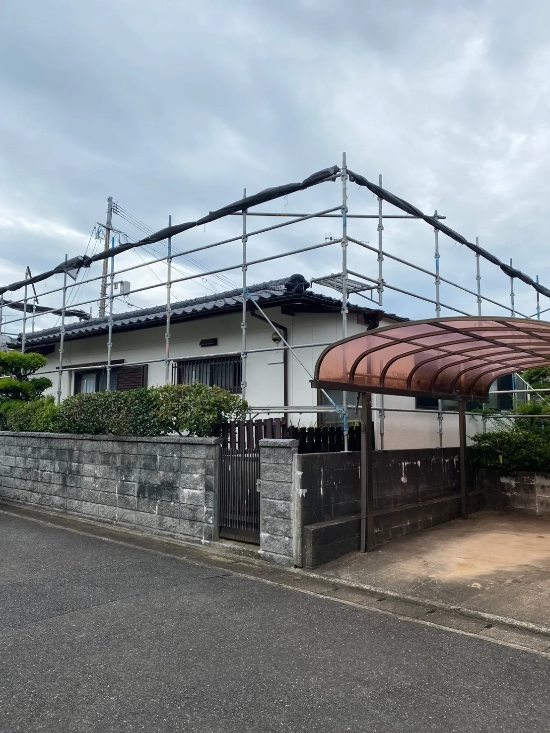 仮説足場画像
